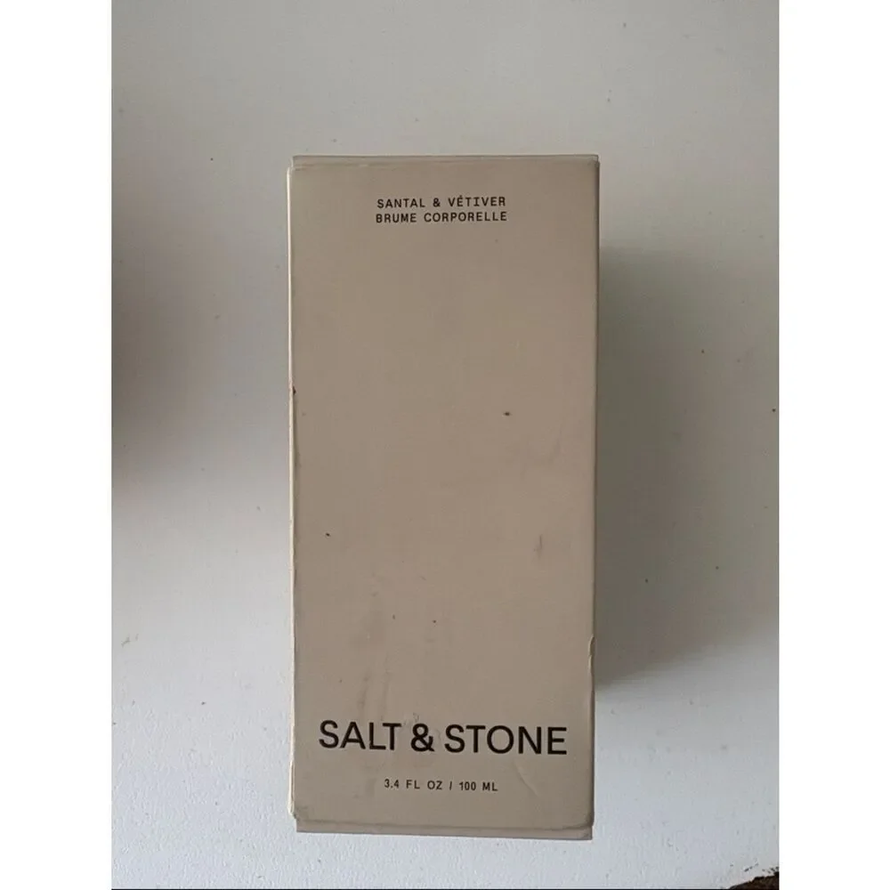 New Salt & Stone Santal & Vetiver body wash, Deodorant Body Mist bundle